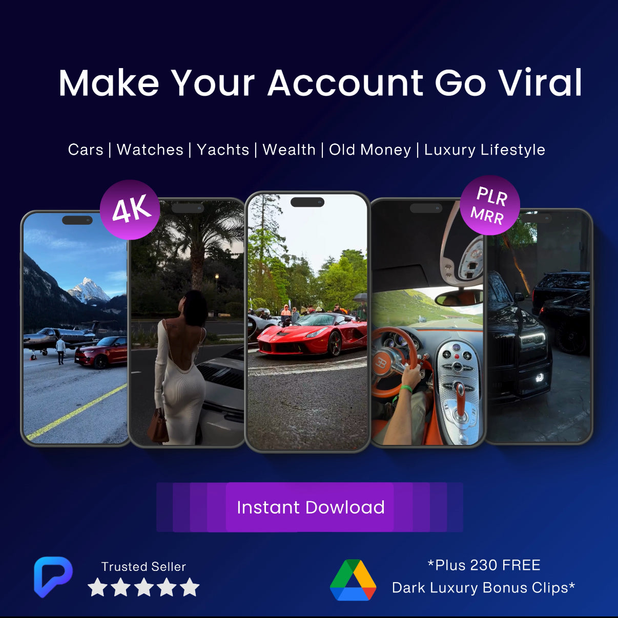 15,000 Viral Luxury Clips 4K